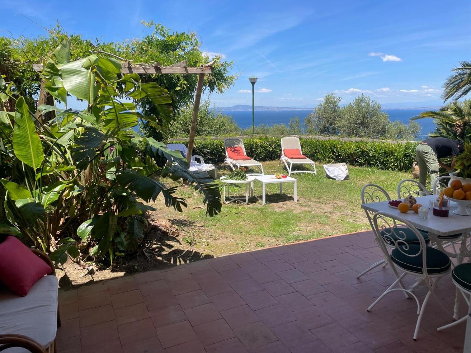 Un Paradiso A Sorrento Con Piscina Massa Lubrense Exterior foto